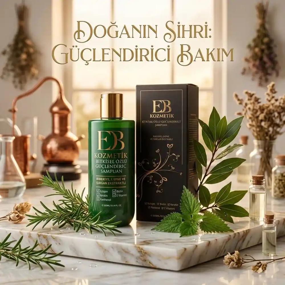 Bitkisel Özlü Güçlendirici Saç Kremi– Kolajen & Keratin Destekli (300 ml)